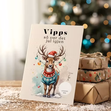 Vipps Julekort - Reindeer