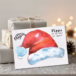 Vipps Julekort - Nissehatt