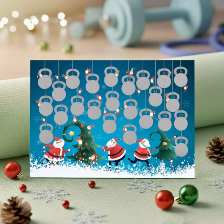 Scratch-off Fitness Julekalender