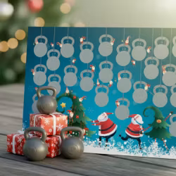 Scratch-off Fitness Julekalender