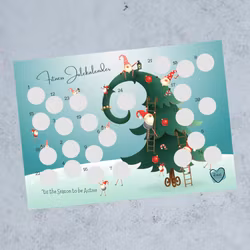 Scratch-off Treningskalender m/MiniBands