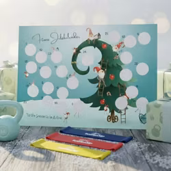 Scratch-off Treningskalender m/MiniBands