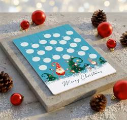 Scratch-off Julekalender - Juletredans