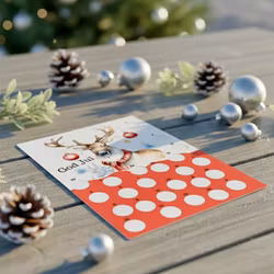 Scratch-off Julekalender - Reinsdyr