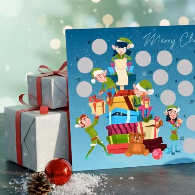 Scratch-off Julekalender - Julefest