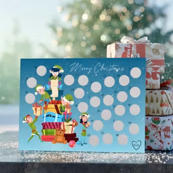 Scratch-off Julekalender - Julefest