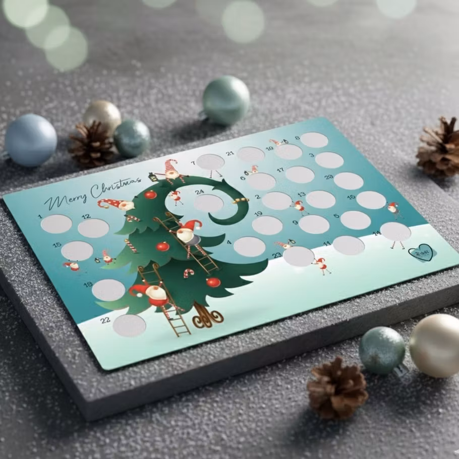 Scratch-off Julekalender - Juletre
