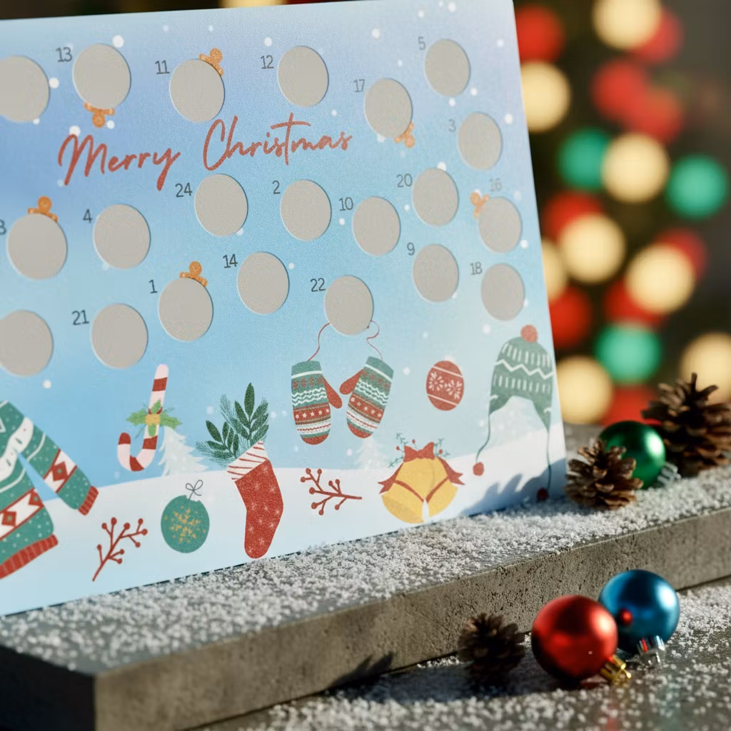 Scratch-off  Julekalender - Familiens Treningskalender