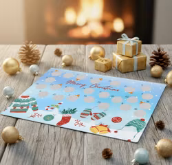Scratch-off  Julekalender - Familiens Treningskalender