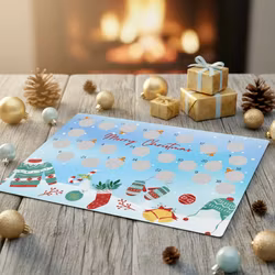 Scratch-off  Julekalender - Familiens Treningskalender