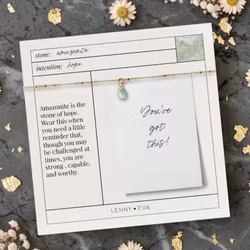 Lenny&Eva  - Bella Necklace-Amazonite