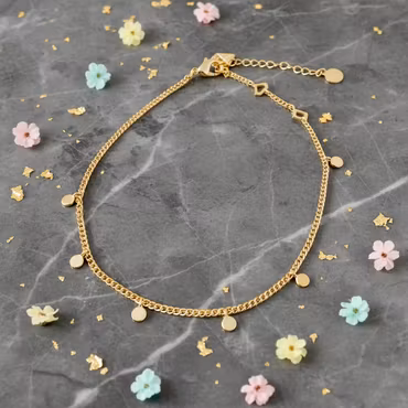 Wanderlust + Co - Belle Gold Curb Chain Bracelet
