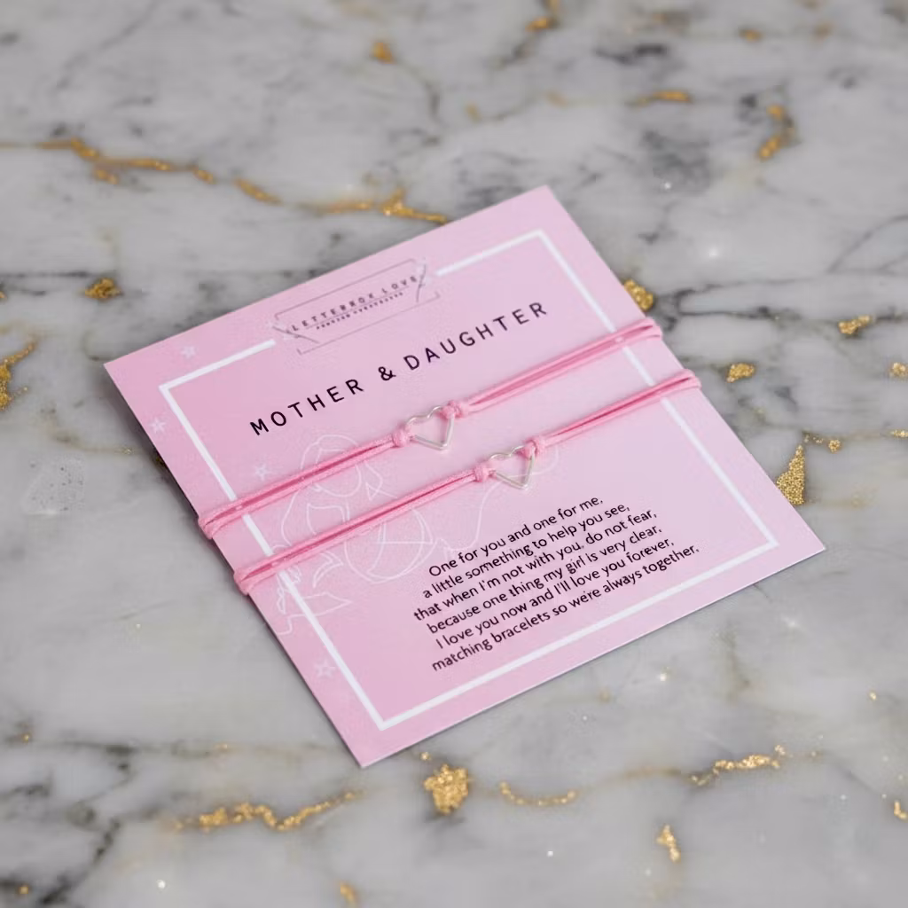 Letterbox Love - Mother & Daughter Wish Bracelet