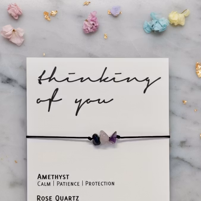 Molly & Izzie - Crystal Bracelet - Thinking of You
