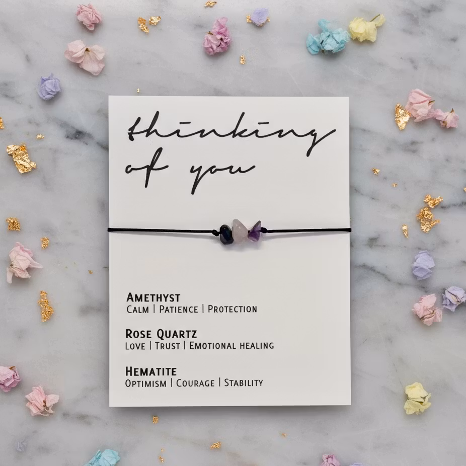 Molly & Izzie - Crystal Bracelet - Thinking of You