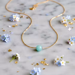 Lenny&Eva  -  Symbolic Stone Necklace - Amazonite