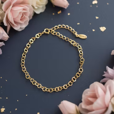 Mesa Blue - Circle Chain Bracelet