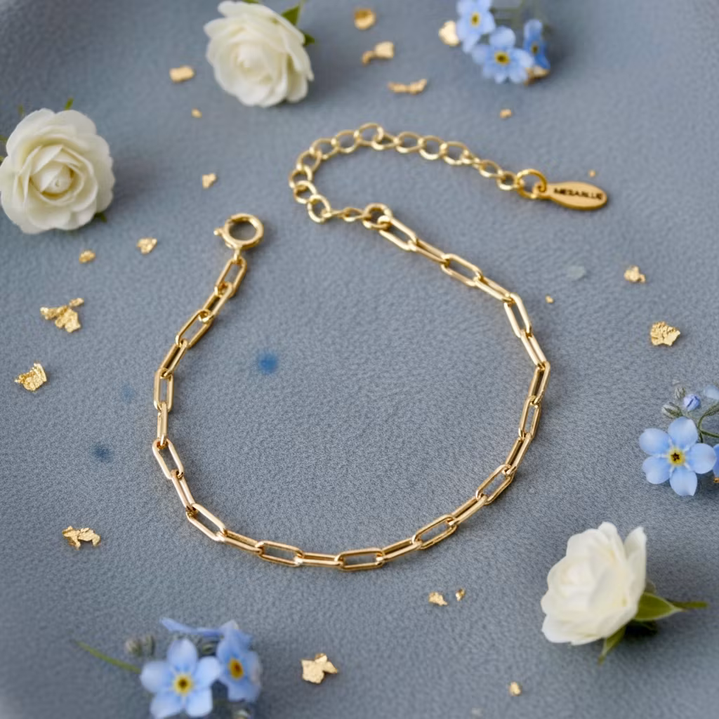 Mesa Blue - Paper Clip Bracelet