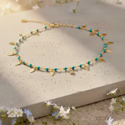 Une a Une - Indian Lagoon Tassel Bracelet