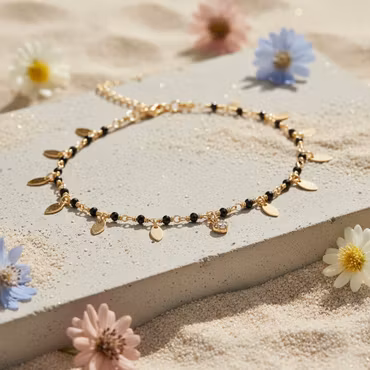 Une a Une - Bracelet Charm Indian black