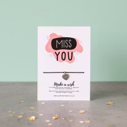 Happy Gifting Co - Wish Bracelet - MISS YOU