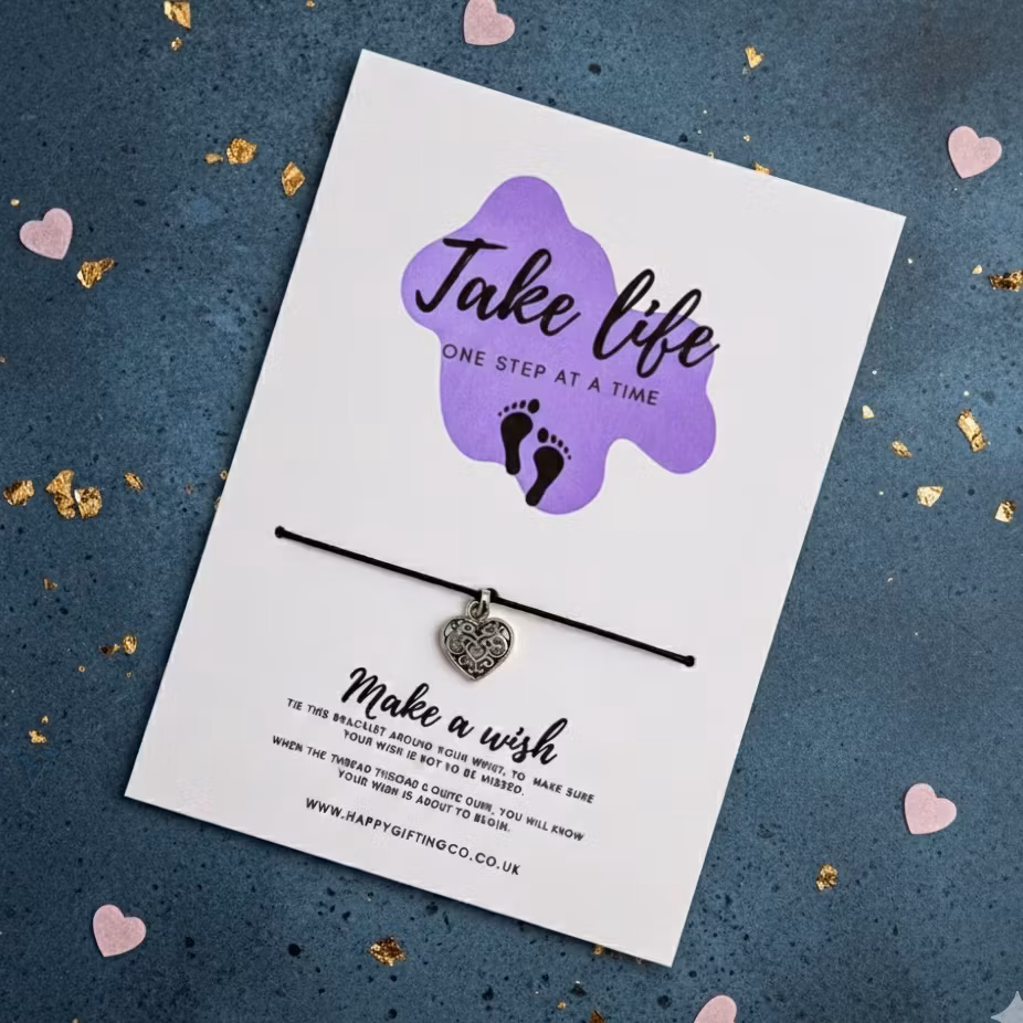Happy Gifting Co - Wish Bracelet - One Step at a Time