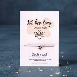 Happy Gifting Co - Wish Bracelet - We Bee-Long together