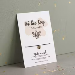 Happy Gifting Co - Wish Bracelet - We Bee-Long together