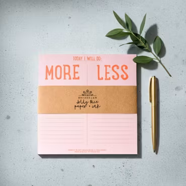 Bread & Jam - Today I Will Do More Or Less Notepad