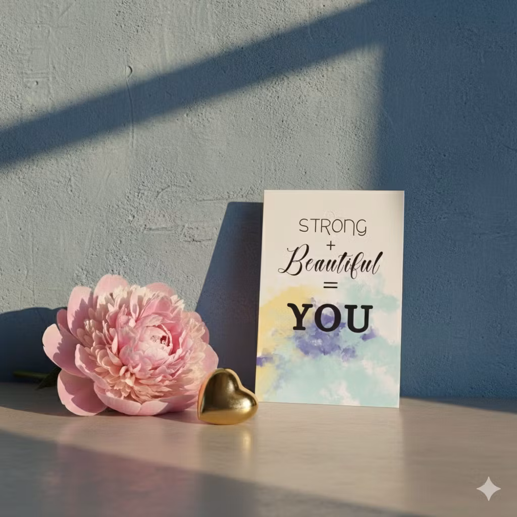 10pk "Because of you" kort