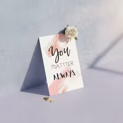 10pk "You matter always" kort