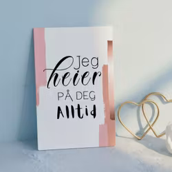 10pk "Jeg heier på deg" kort