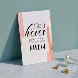 10pk "Jeg heier på deg" kort