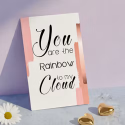 10pk "You are the rainbow" kort