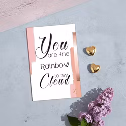 10pk "You are the rainbow" kort