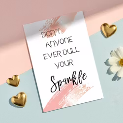 10pk "Sparkle" kort