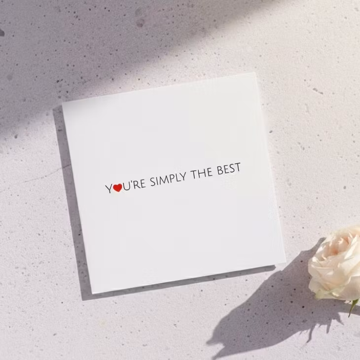 Simply the Best Card  - by Swizzoo