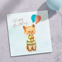 Cute Fox Birthday
