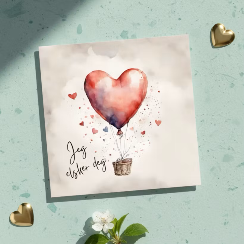 Kort - Jeg elsker deg