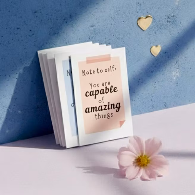 9pk Raus Hverdag kort - Note to Self