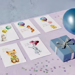 9pk Happy Birthday Minikort