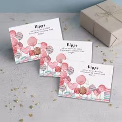 3pk Vipps Skrapekort - Cake Pops