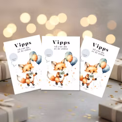 3pk Vipps Skrapekort - Fox