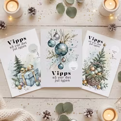 3pk Vipps Julekort