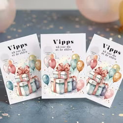 3pk Vipps Skrapekort - Gaver