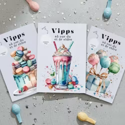 3pk Vipps Skrapekort - Sweets