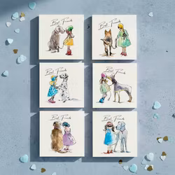 6pk "Best Friends" Cards