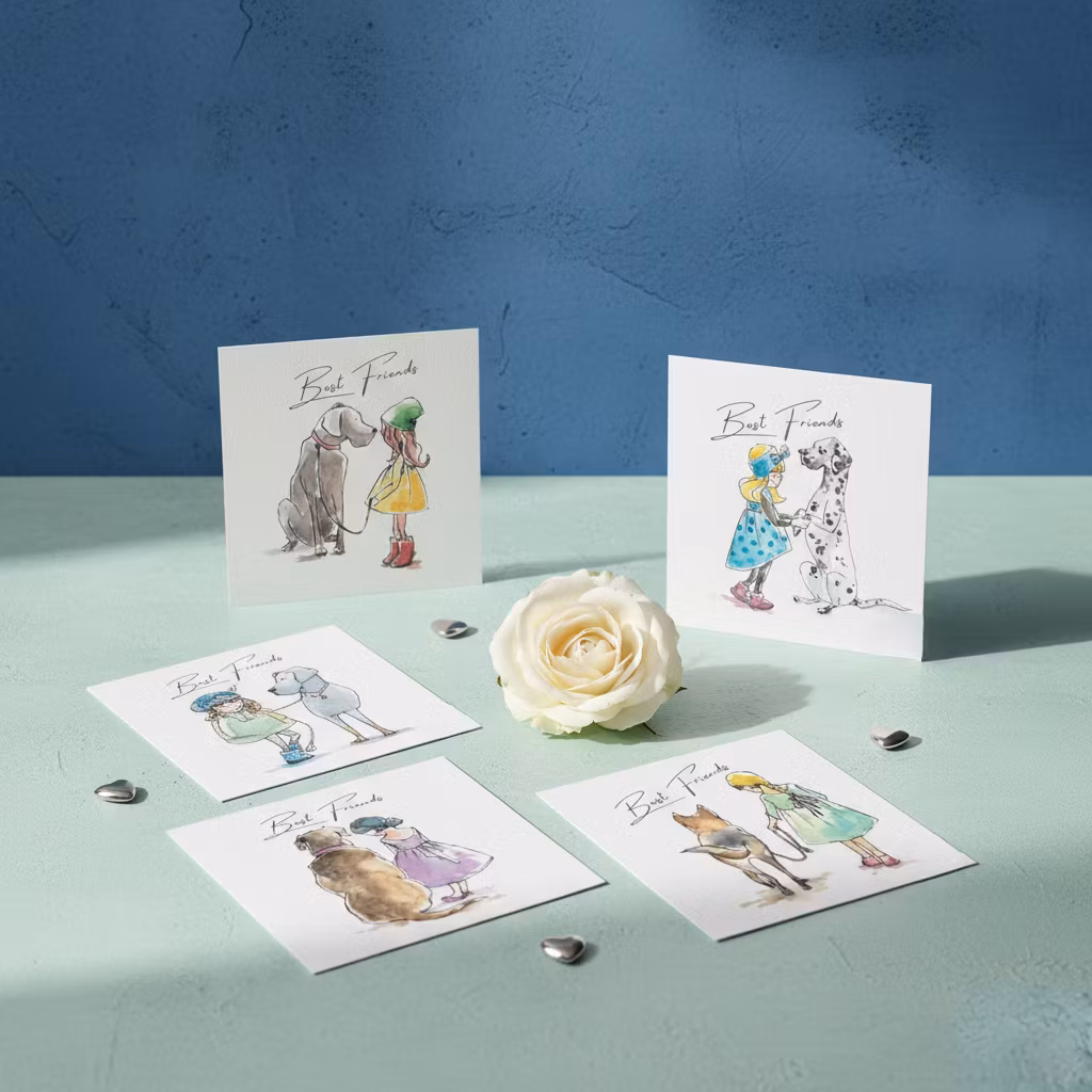 6pk "Best Friends" Cards