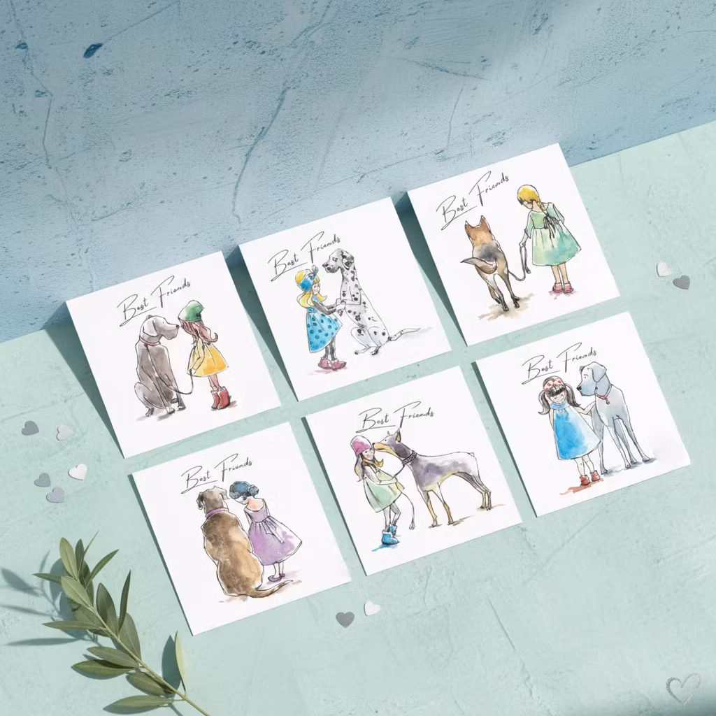 6pk "Best Friends" Cards
