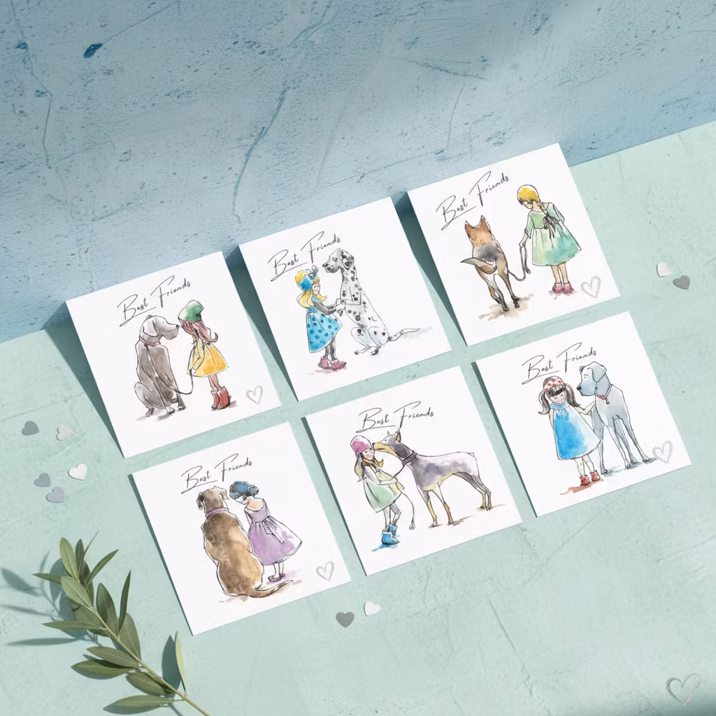 6pk "Best Friends" Cards